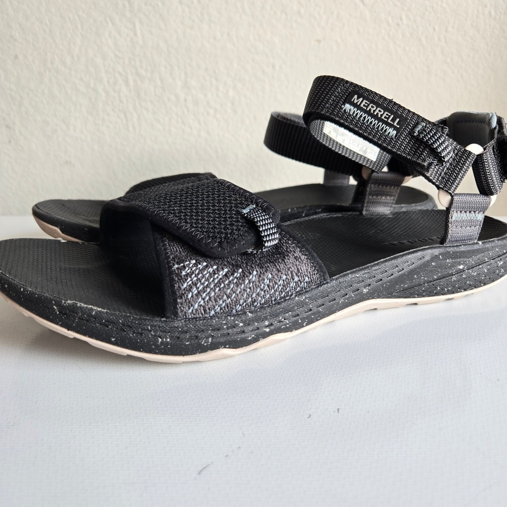 Merrell Bravada Women's 10 Black BackStrap Sport Sandals Hiking Walking Comfort